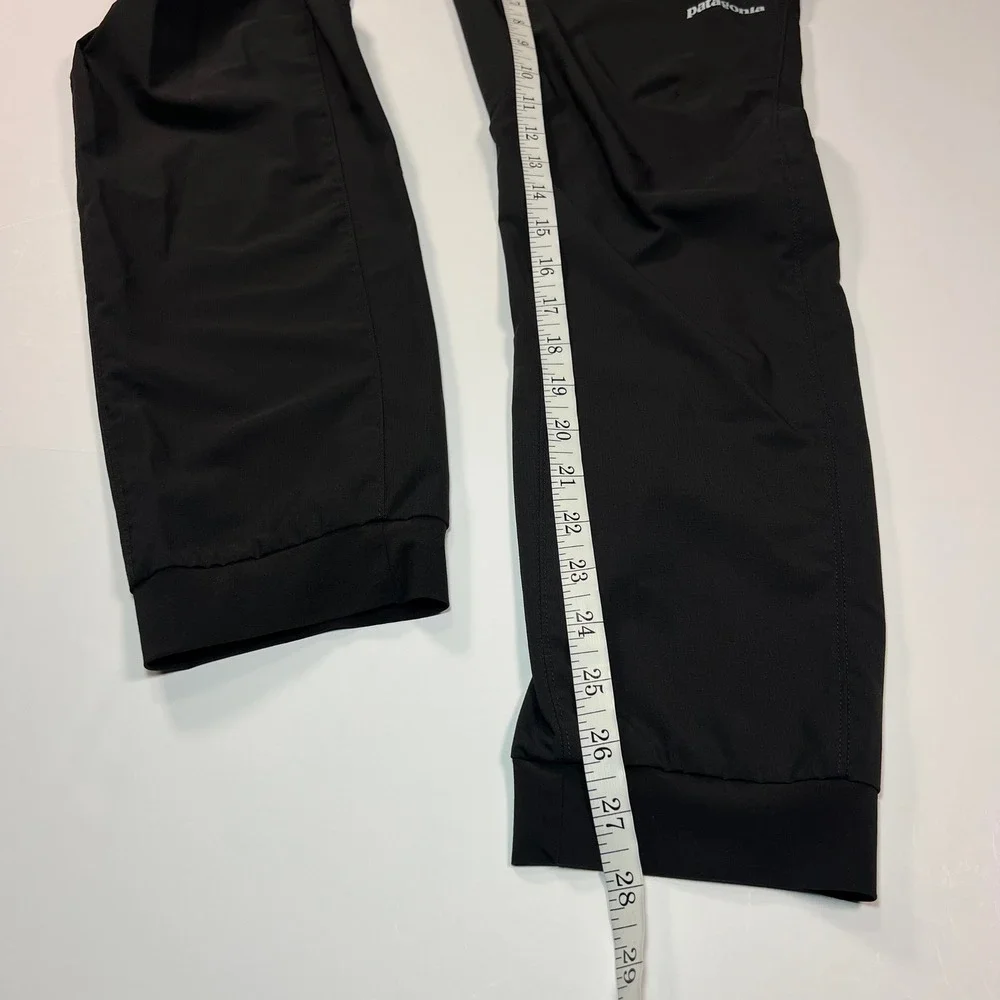 Patagonia Terrebonne Jogger Pants Black Mens XS Lightweight Poly Zip Pocket